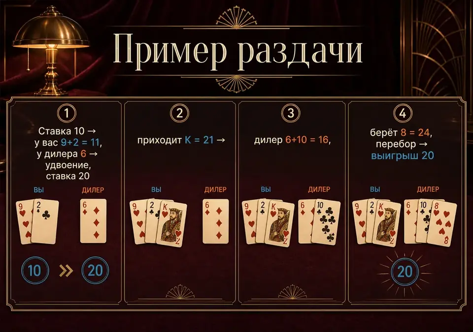 Инфографика: Пример раздачи