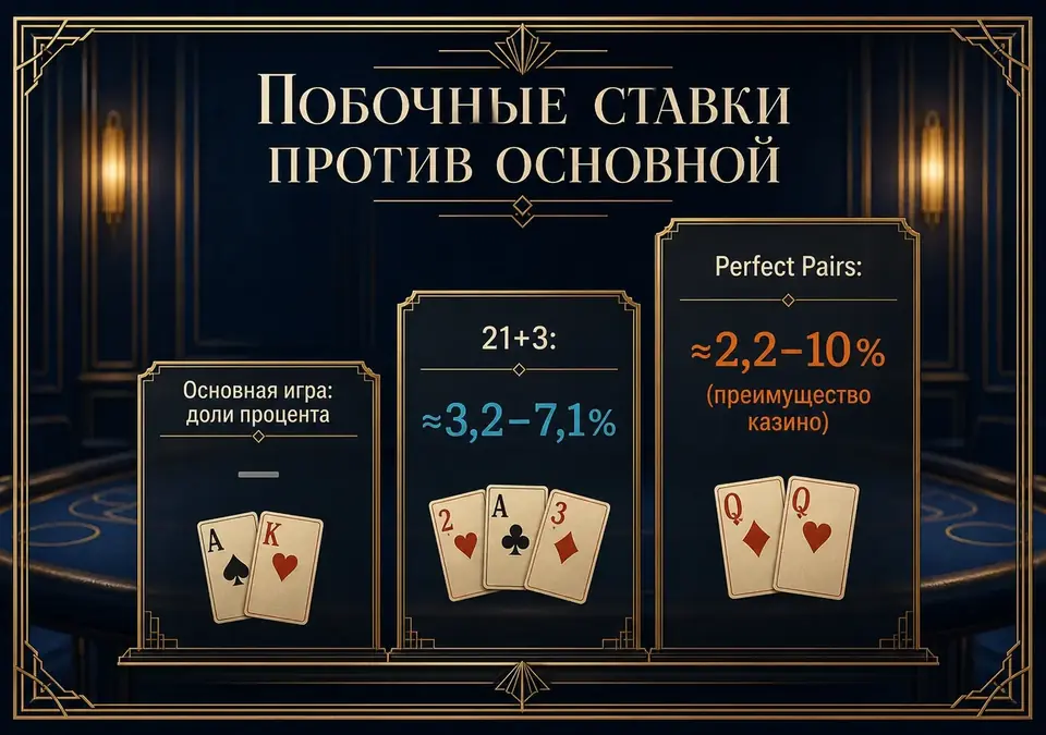 Инфографика: Побочные ставки против основной