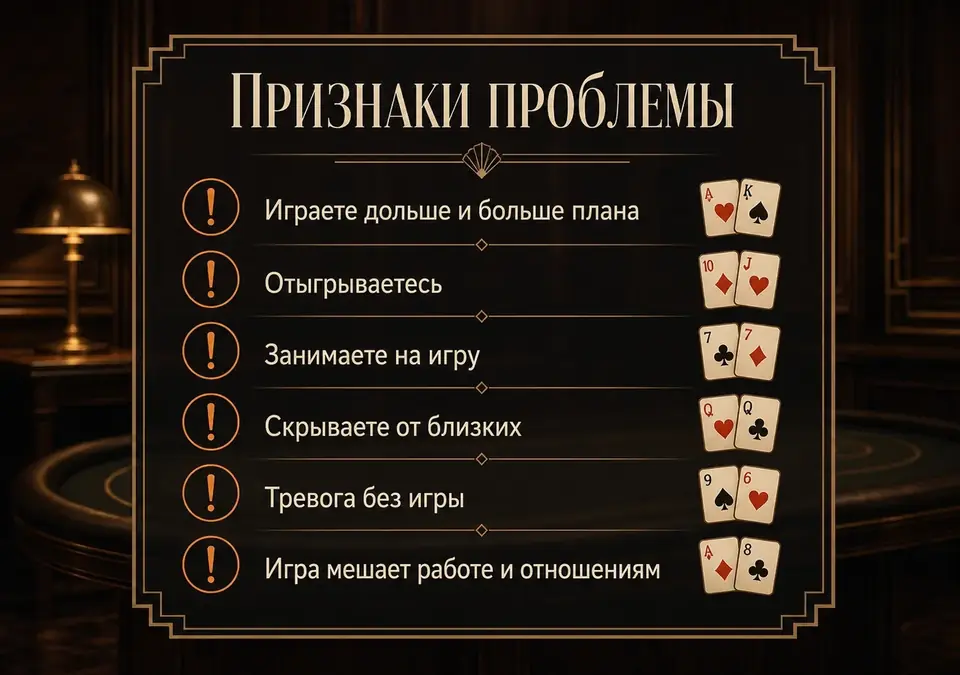Инфографика: Признаки проблемы