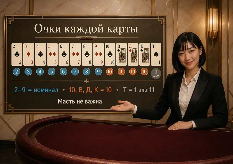 Инфографика: Очки каждой карты